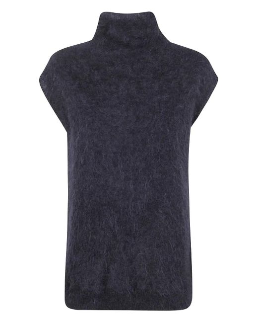 Top A Collo Alto di Antonelli in Blue