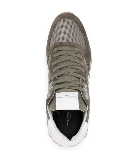 Philippe Model Gray Trpx Haute Sneakers for men
