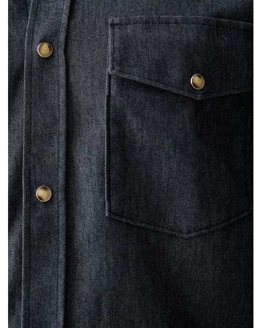 Joop! Gray Denim Western Shirt for men