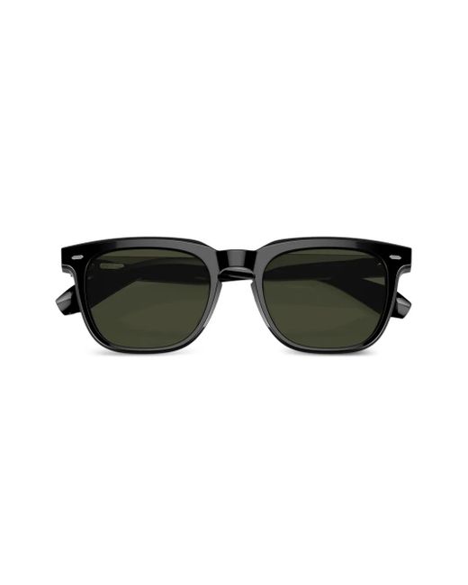 Oliver Peoples Green N.06 Square-Frame Sunglasses