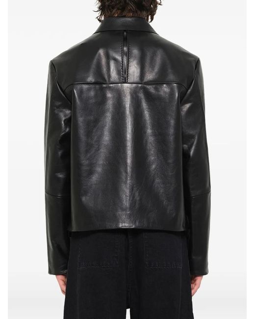 Entire studios Black Corehide Leather Jacket
