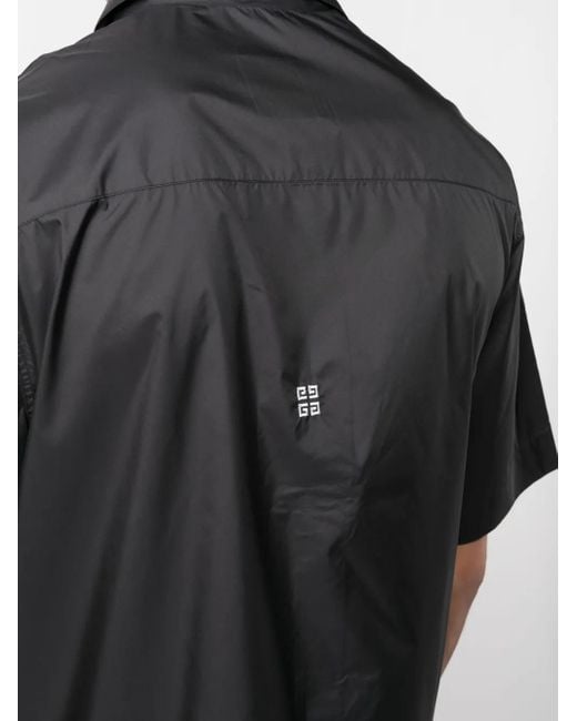 Camisa con parche del logo Givenchy de hombre de color Black