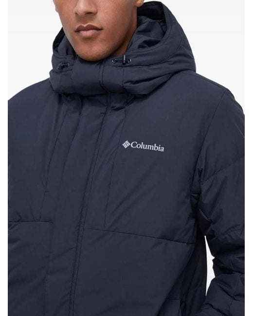 メンズ Columbia フーデッド パデッドコート Blue