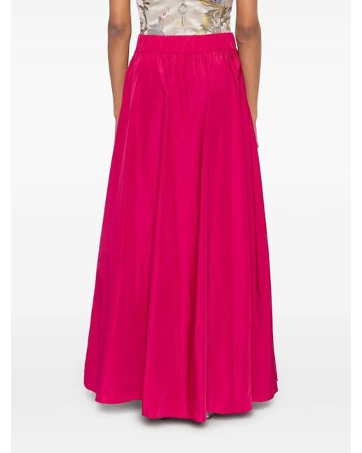 P.A.R.O.S.H. Maxi-Rok Met Print in het Pink