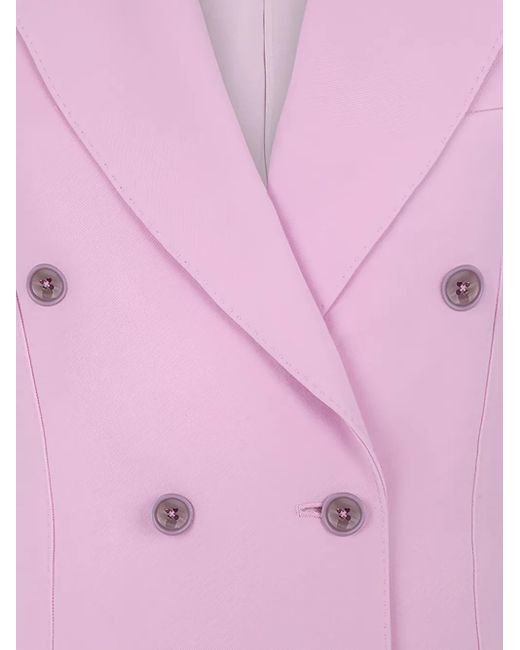 Tom Ford Pink Peak Lapel Double-Breasted Blazer