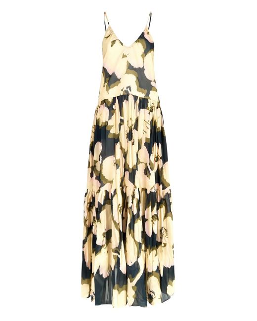 Roberto Collina Metallic Cotton-Silk Dress