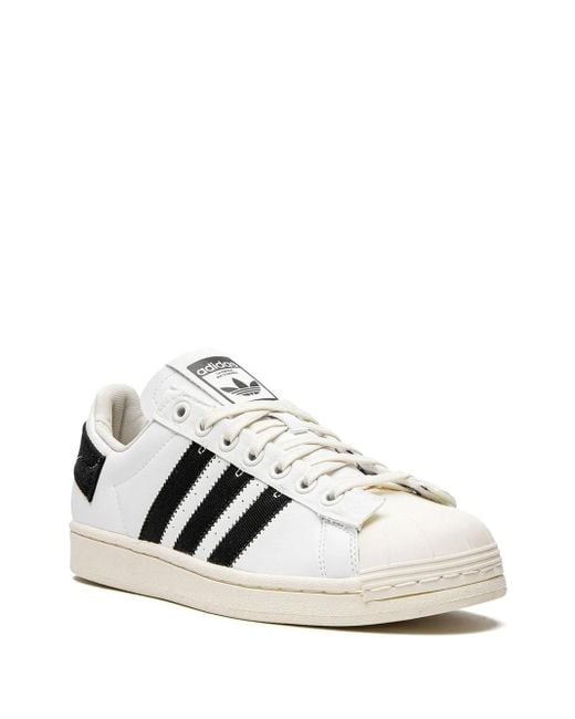 Adidas White Superstar "Parley" Sneakers