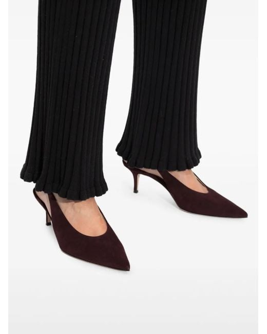 Gianvito Rossi Brown 70Mm Slingback Pointed-Toe Pumps