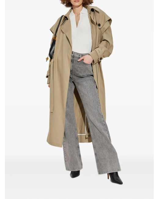 IRO White Ribbed V-Neck Top