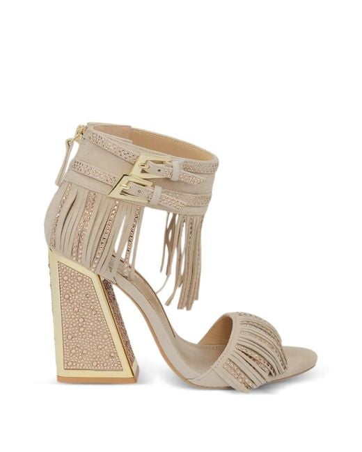 Kat Maconie Natural Sandales Shalini À Franges