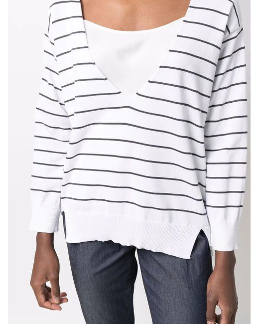 Fabiana Filippi Gray Sweaters White