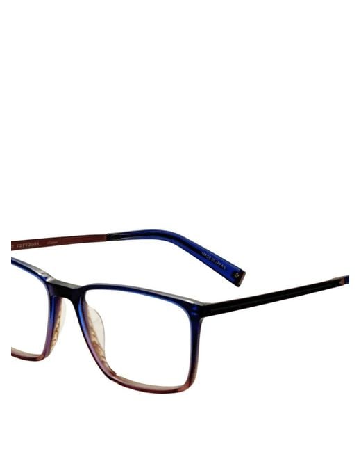 John Varvatos White Rectangle-Frame Glasses for men