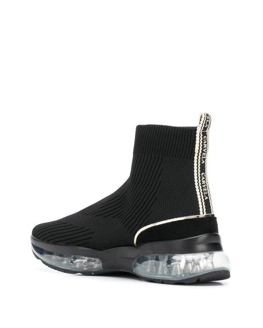 womens black carvela trainers