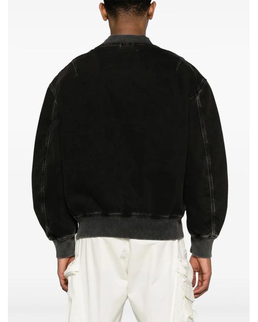 DIESEL Black Jackets for men