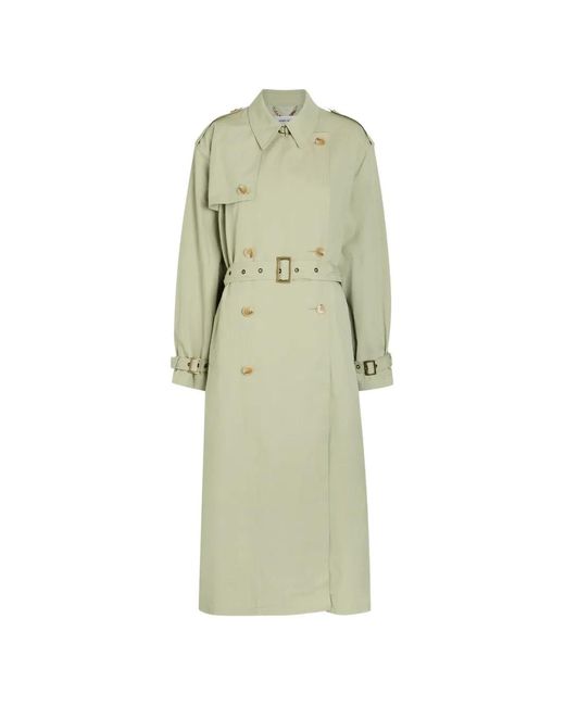 Ronny Kobo White Cohen Trench Coat