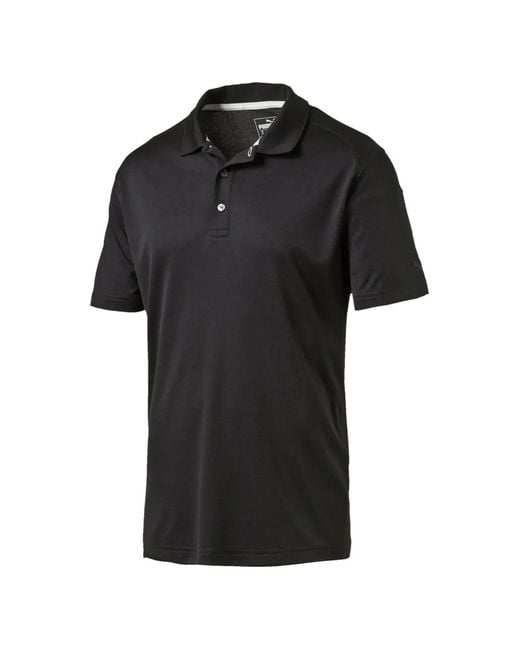 PUMA Black Essential Pounce Polo Shirt for men
