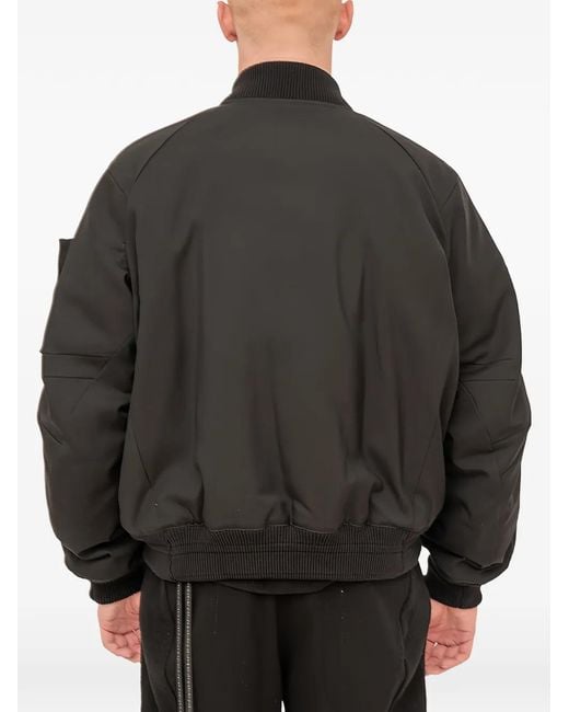 DEVOA Gray Ma-1 Bomber Jacket for men