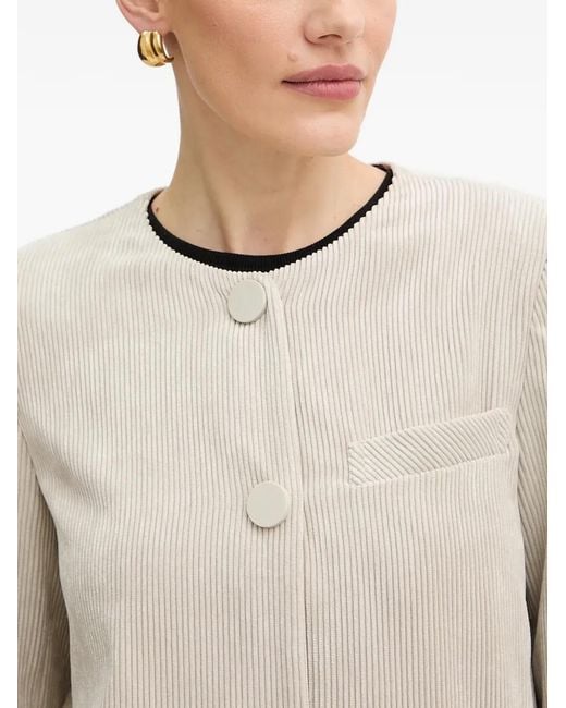 ARMANI EXCHANGE Natural Button Corduroy Blazer