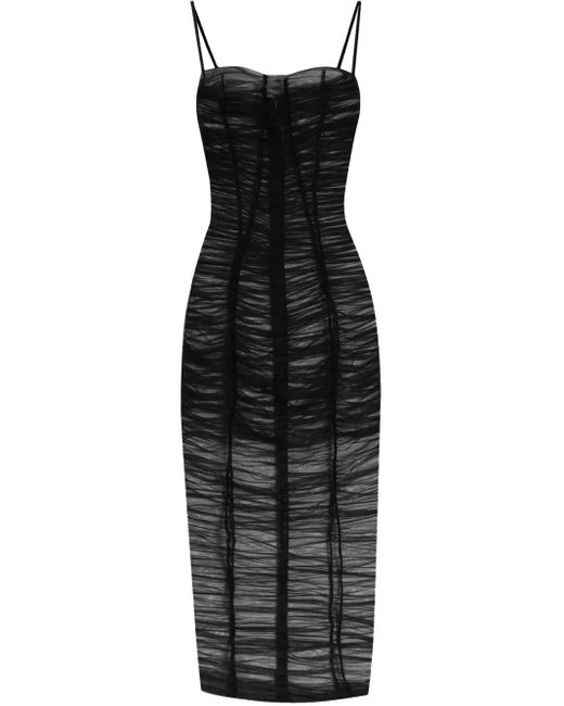 Dolce & Gabbana Black Midi Dress