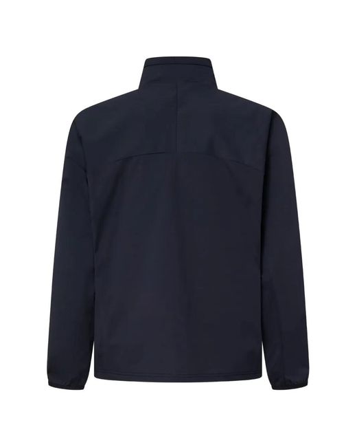 Oakley Blue Enhance Tech Jersey Jacket for men