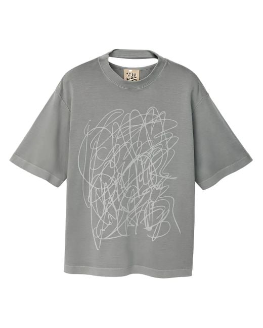 Camiseta Estampada CAMPERLAB de color Gray