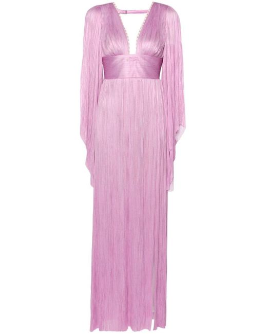 Vestido de fiesta Harlow plisado Maria Lucia Hohan de color Pink