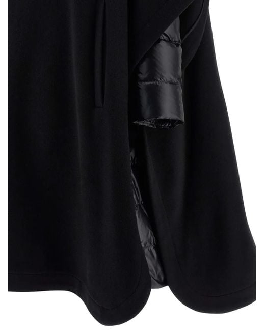 Herno パデッドケープ Black