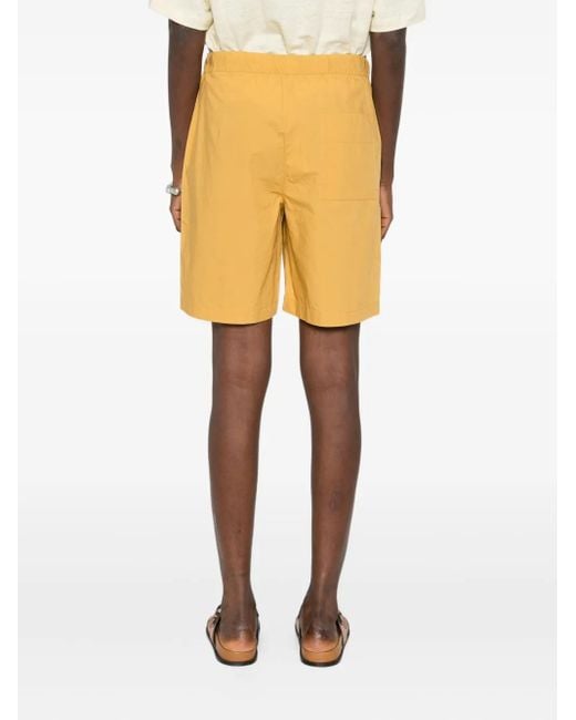 Marc O' Polo Yellow Drawstring Cotton Shorts