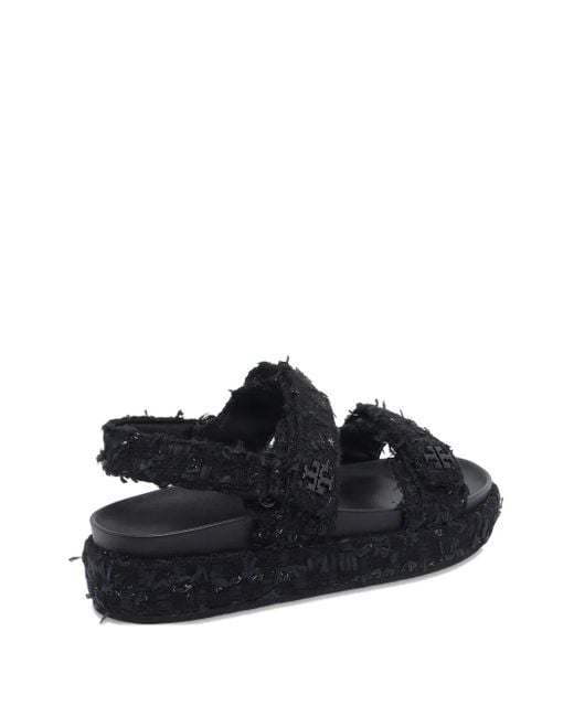 Tory Burch Black Kira Burch Sandal