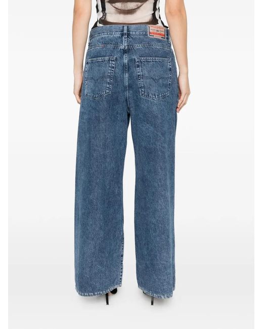 DIESEL Blue 1996 D-Sire-S4 Wide-Leg Jeans