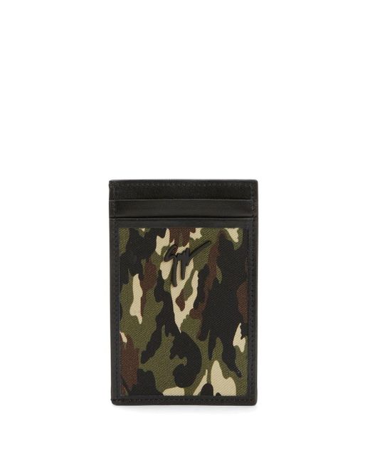 Portefeuille Albert à imprimé camouflage Giuseppe Zanotti pour homme en coloris Black