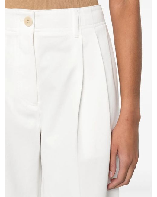 Totême White Pants & Shorts