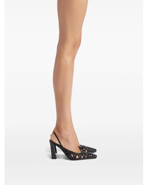 Giuseppe Zanotti Black 90Mm Brendha Cage Pumps