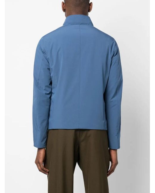 Moorer Blue Plain Lightweight Jacket for men