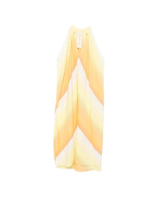 Marrakshi Life Metallic Halter-Neck Dress