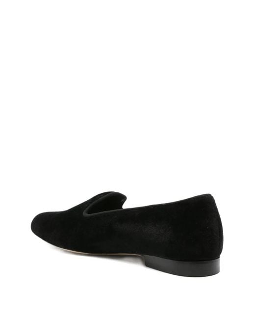 Totême  Black Pointed-Toe Loafers