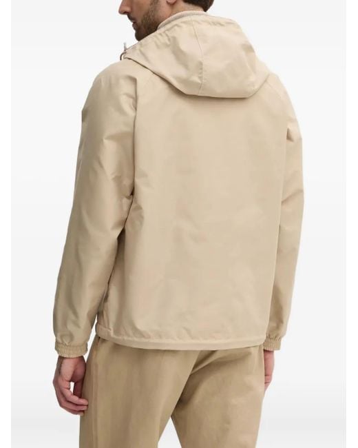 Boss Natural Hooded Zip-Front Jacket for men