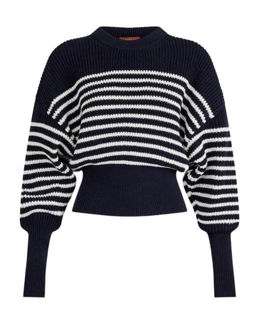 Altuzarra Blue Stripe-pattern crew-neck sweater