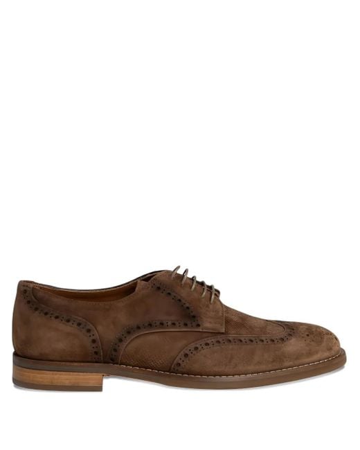 Derbies En Cuir Flécs pour homme en coloris Brown