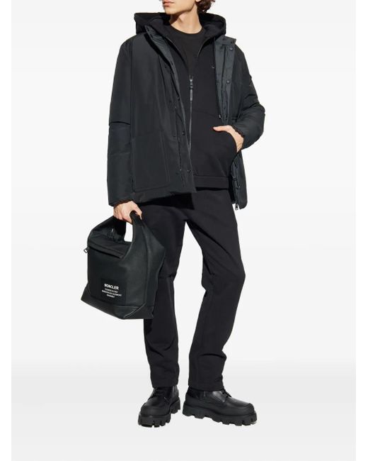 Moncler Black Reversible Down Jacket 'Ouille' for men