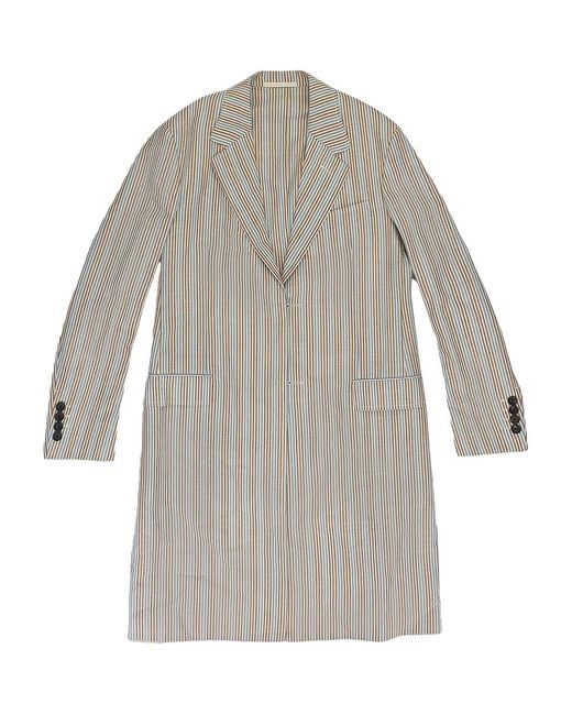 Lanvin Gestreepte Jas in het Gray voor heren