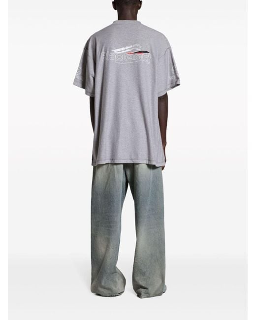 Balenciaga Gray Ai Generated Cotton T-shirt
