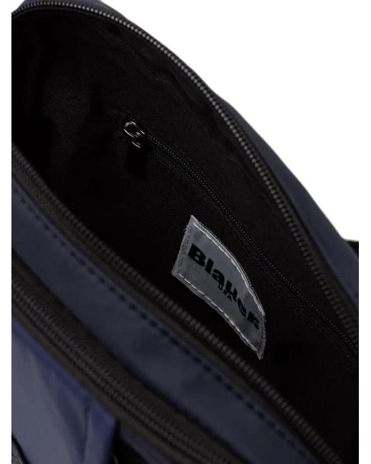 Blauer Blue Logo-Patch Belt Bag for men