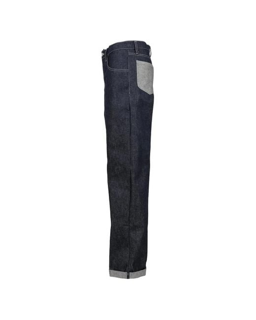 The Edge of Earth™ Blue Lofoten Contrast-Stitch Jeans for men