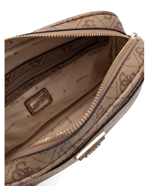 Guess Brown Meridian Kuriertasche