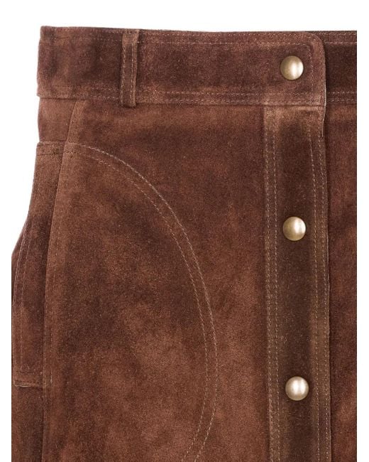 Arma ボタン スカート Brown