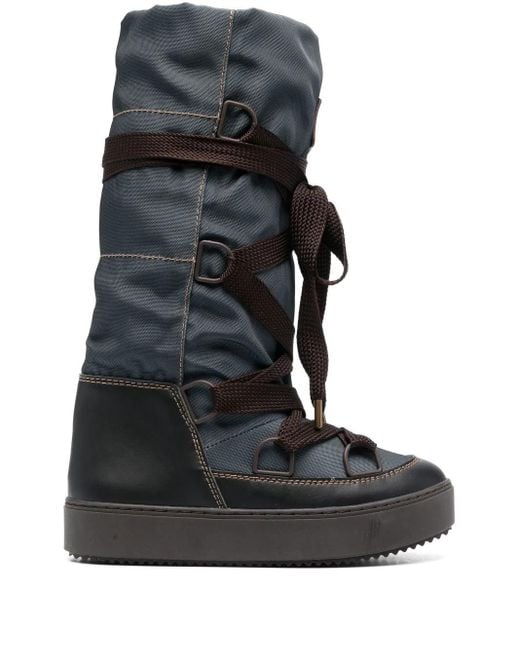 See By Chloé Black Naina 40Mm Mid-Calf Snow Boots