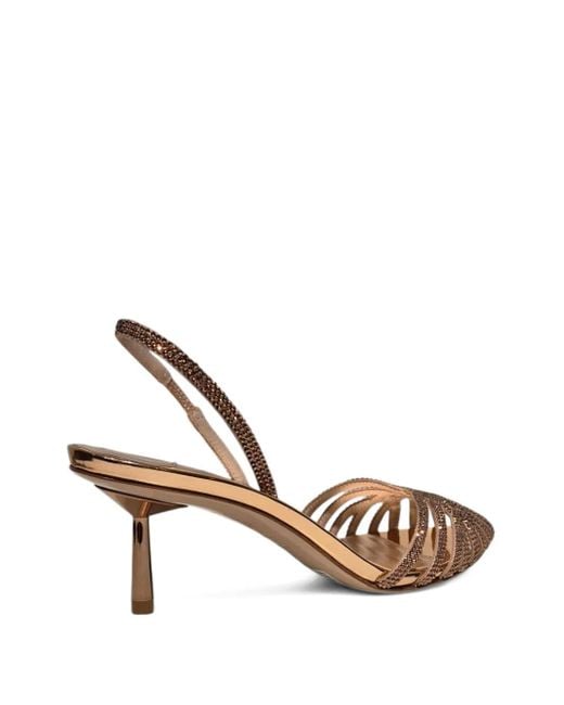 Le Silla Metallic 60Mm Leather Heeled Sandals
