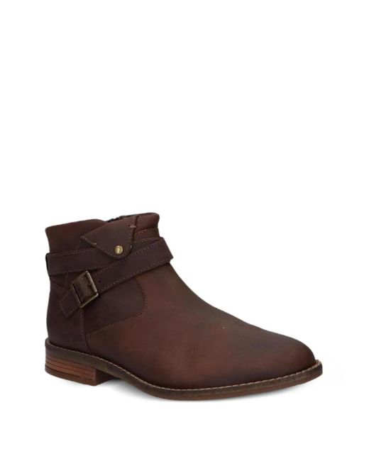 Clarks Brown Brean Ankle Boots