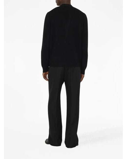 Burberry Black Cashmere Cardigan for men